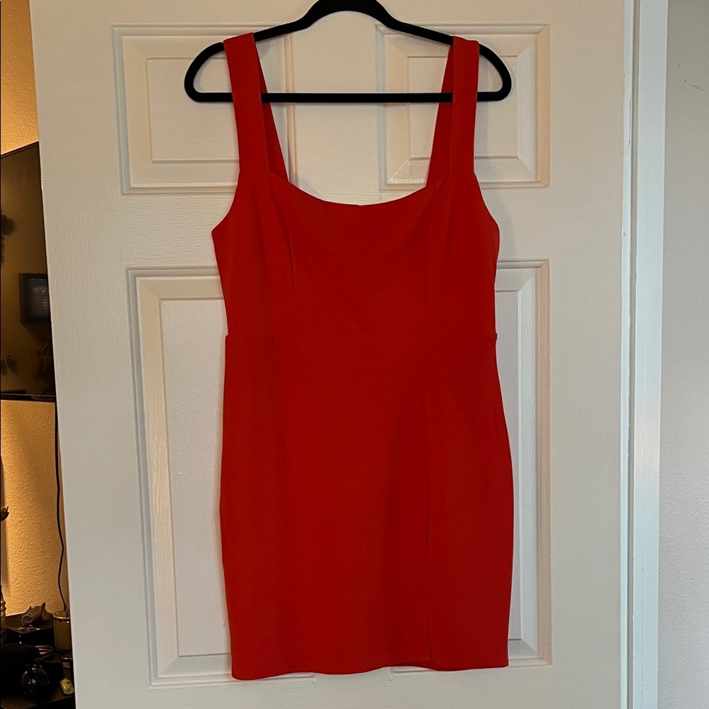 Lulu's Fiery Red Mini Dress